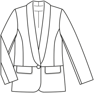 linnen jasje 116 | Burda Style 05/19 | PDF naaipatronen