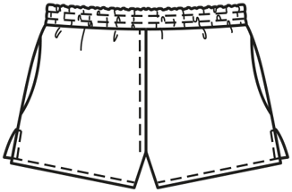 katoen kindershorts 130 | Burda Style 06/19 | PDF naaipatronen