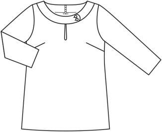 polyester tuniek 126 | Burda Style 08/19 | PDF naaipatronen