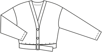 stretchstof jasje 114 | Burda Style 09/19 | PDF naaipatronen