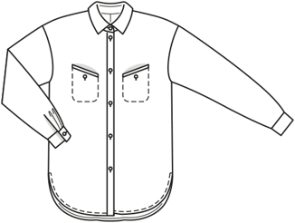 Viscose  Blouse 104  A| 10/19 | PDF Sewing Pattern