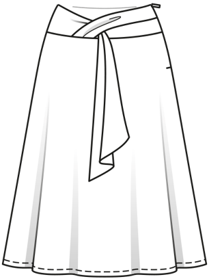 Crepe Skirt 111  B| 11/19 | PDF Sewing Pattern