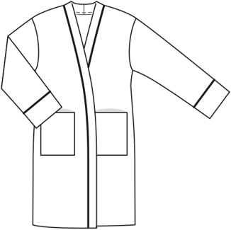 Crepe Kimono 109 |Burda Style 12/19 | PDF Sewing Pattern