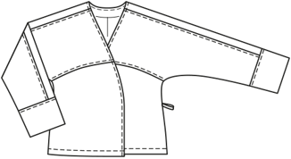 Chaqueta en imitación de piel velours #103 | Burda Style 01/20 | Patrón de costura PDF