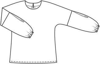 Viscose blouse 112 |Burda Style 01/20 | PDF Sewing Pattern