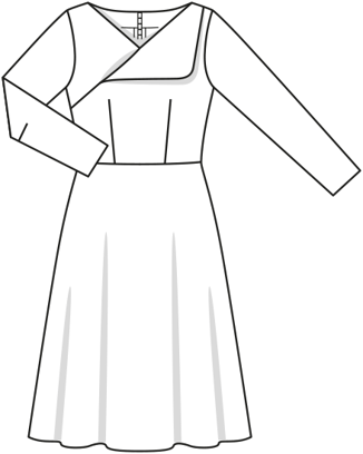 Robe en Viscose 118 | Burda Style 01/20 | Patron de couture PDF