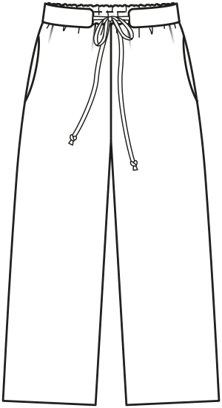 Pantalón en viscosa #105 | Burda Style 02/20 | Patrón de costura PDF