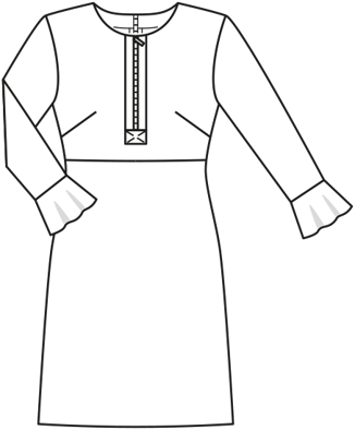 Robe en Jersey 109 | Burda Style 02/20 | Patron de couture PDF