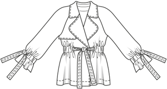 Chaquetas en tencel #120 | Burda Style 02/20 | Patrón de costura PDF