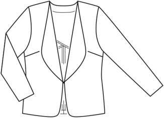 Chaquetas en jersey #122 | Burda Style 02/20 | Patrón de costura PDF
