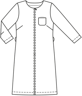 Robe en Coton 106 | Burda Style 03/20 | Patron de couture PDF