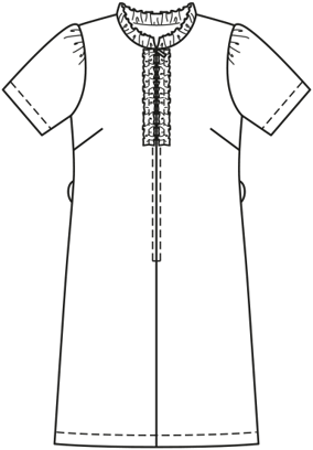 Robe en Lyocell 107 | Burda Style 03/20 | Patron de couture PDF