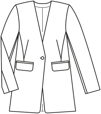 Blazer en lino #115 | Burda Style 03/20 | Patrón de costura PDF