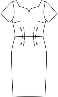 Robe en Jersey 121 | Burda Style 03/20 | Patron de couture PDF