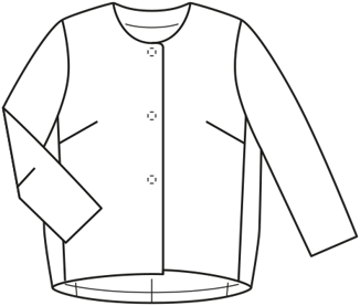 Veste en Tissu solide 120 | Burda Style 04/20 | Patron de couture PDF
