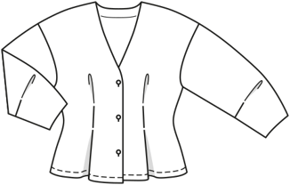 Batiste Blouse 105 B|Burda Style 05/20 | PDF Sewing Pattern