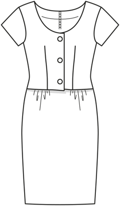 Robe en Bouclette n°121 | Burda Style 05/20 | Patron de couture PDF