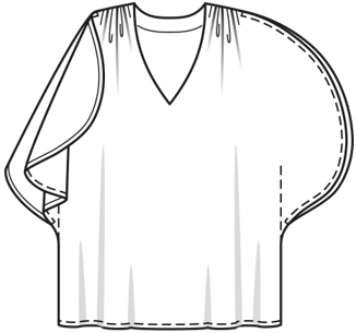Viscose Top 114 B|Burda Style 06/20 | PDF Sewing Pattern