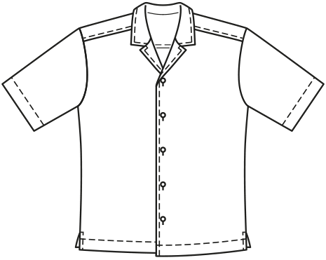 Chemise pour homme en Viscose n°128 | Burda Style 06/20 | Patron de couture PDF