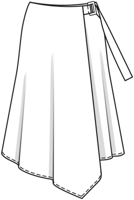 Rok #107  B | viscose | burda style 08/2020 | PDF naaipatronen
