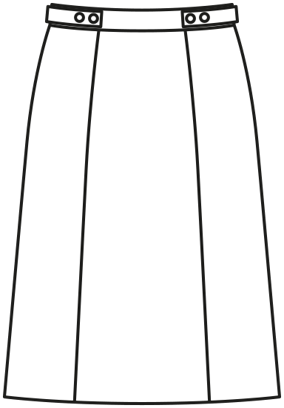Rok #112  B | polyester | burda style 08/2020 | PDF naaipatronen