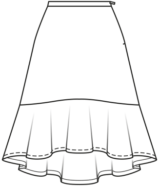Rok #114 | viscose | burda style 09/2020 | PDF naaipatronen