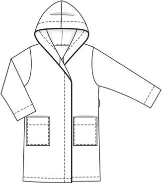 badmantel #125 | viscose | burda style 10/2020 | PDF naaipatronen
