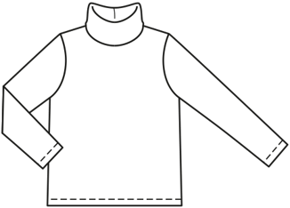 shirt #132  A | tricotstof | burda style 10/2020 | PDF naaipatronen