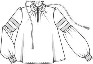 Polyester Blouse 101 A|Burda Style 12/20 | PDF Sewing Pattern