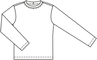 Top pour homme en Jersey n°132 | Burda Style 12/20 | Patron de couture PDF