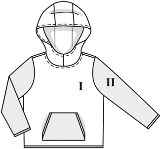 hoodie #134 | tricotstof | burda style 12/2020 | PDF naaipatronen