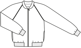 blouson #101  A | polyester | burda style 01/2021 | PDF naaipatronen
