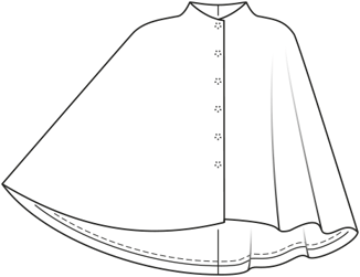 cape #103 | wol | burda style 01/2021 | PDF naaipatronen