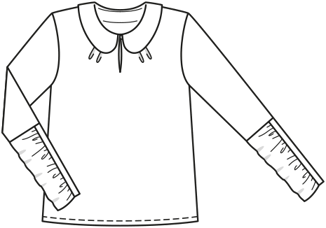 blouse #106 | viscose | burda style 01/2021 | PDF naaipatronen