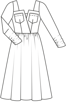 Robe en Coton n°107 | Burda Style 02/21 | Patron de couture PDF