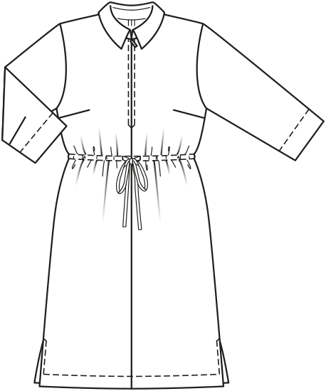 Robe en Coton n°129 | Burda Style 02/21 | Patron de couture PDF
