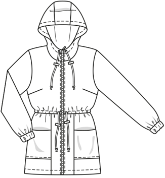 Polyester Jacket 109|Burda Style 3/21 | PDF Sewing Pattern