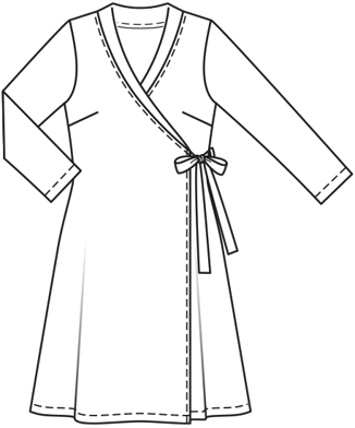 Robe en Jersey n°110 | Burda Style 3/21 | Patron de couture PDF