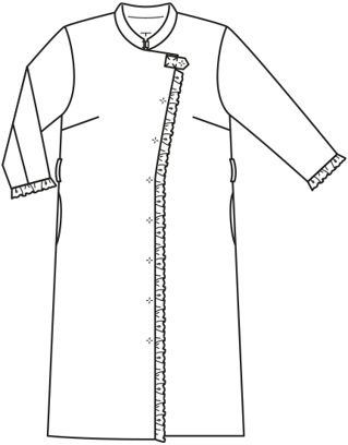 Gabardine Coat 112|Burda Style 3/21 | PDF Sewing Pattern