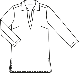 Linen Blouse 114|Burda Style 3/21 | PDF Sewing Pattern