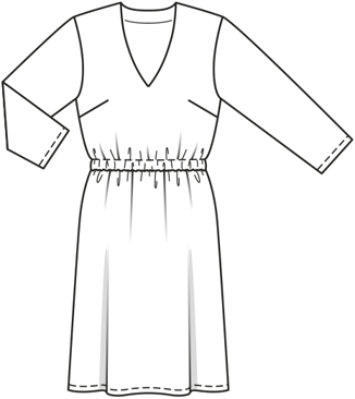 Robe en Viscose n°119 | Burda Style 3/21 | Patron de couture PDF
