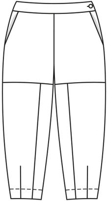 broek #126  B | twill | burda style 03/2021 | PDF naaipatronen