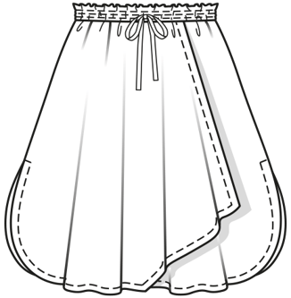 Jupe en Tencel n°129 | Burda Style 3/21 | Patron de couture PDF