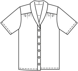 Camisa en Lino-viscosa #105  B | Burda Style 04/21 | Patrón de costura PDF