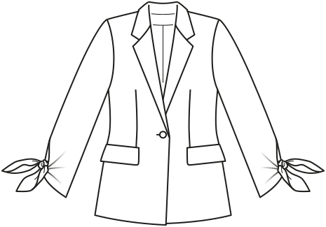 blazer #107  B | linnen | burda style 04/2021 | PDF naaipatronen