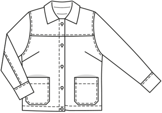 Chaqueta en algodón #121 | Burda Style 05/21 | Patrón de costura PDF
