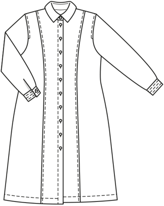 Robe en Viscose n°123 | Burda Style 05/21 | Patron de couture PDF