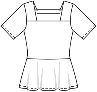 Top en Jersey n°109 | Burda Style 6/21 | Patron de couture PDF