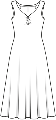 Robe en Coton n°113 | Burda Style 6/21 | Patron de couture PDF