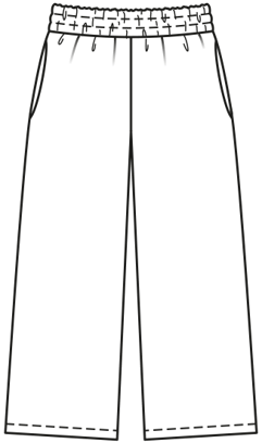 Pantalon en Jersey n°117 | Burda Style 6/21 | Patron de couture PDF